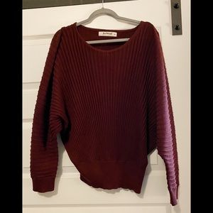 Women's Burgundy Sweater